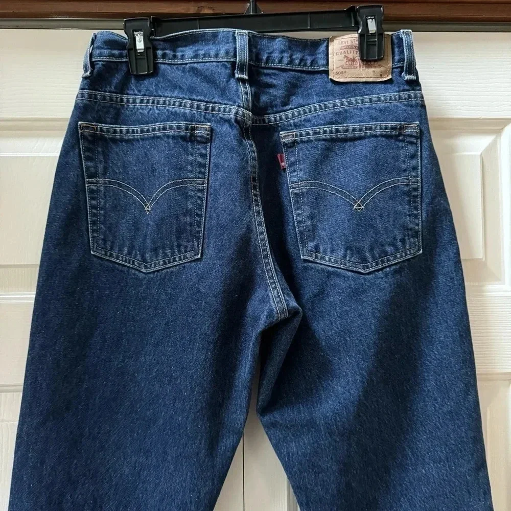 Levi’s Vintage 505 Lower Rise Straight Leg Blank Red Tab Jeans Women’s s…